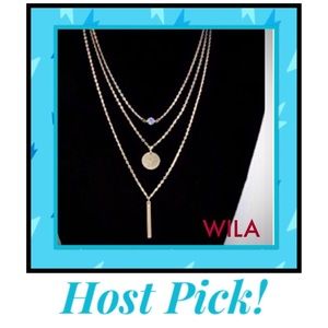 Wila Delicate 3 Layer Silver Necklace